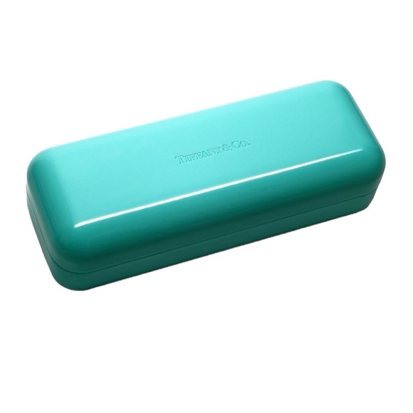 Tiffany & Co. Hard Shell Eyeglass Case With Cleaning Cloth - Picture 9 of 9